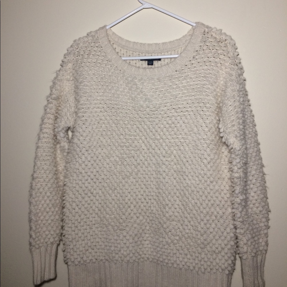 Knit long-sleeve sweater